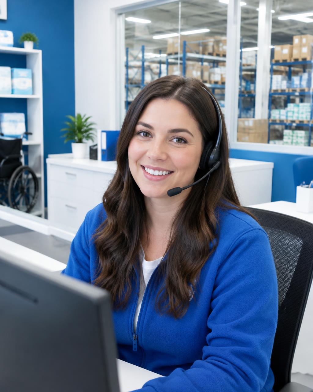 Customer support team member ready to help